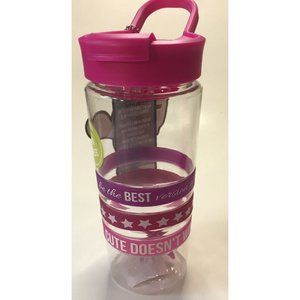 Shaker Bottle 25oz Pink Removable Wearable Wrist/bottle Bands BPs Free New